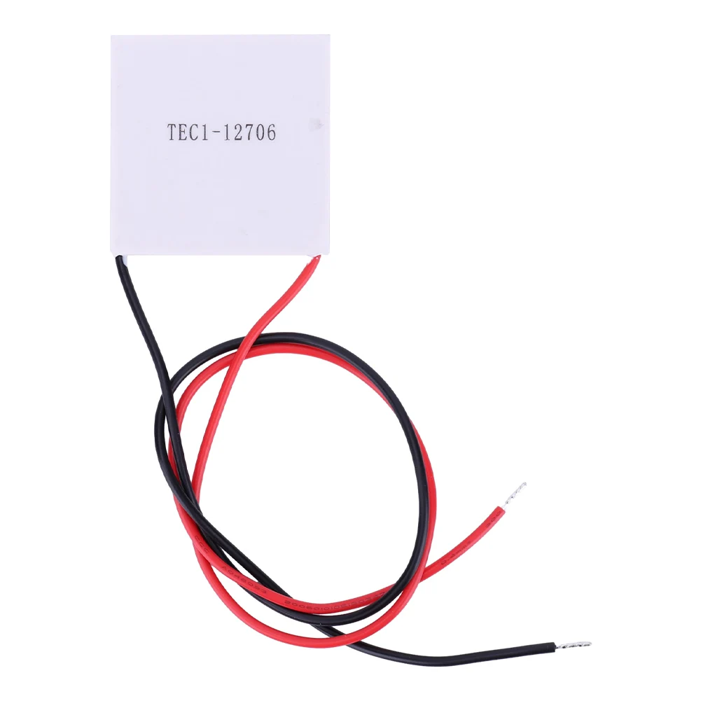 

TEC1-12706 Термоэлектрический охладитель Пельтье 40x40 мм 12 В 5.8A, теплоотвод, Термоэлектрический охладитель для генерации энергии