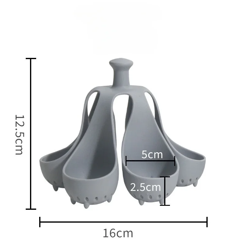 Boiled Egg Holder Silicone Egg Steamer Tray Kitchen Accessories with Anti-scald Handle egg boiler mold cup,egg poacher,silicone egg poacher,egg cup holder