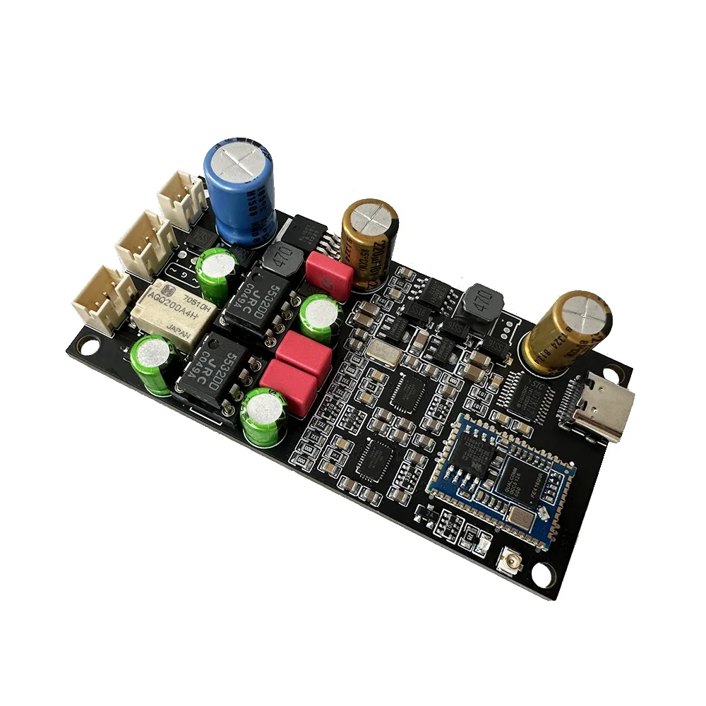 QCC5125 Bluetooth 5.1 Wireless Receiving Board Dual ES9038 DAC Decode Dual NE5532 OP AMP Support LDAC/APTX 24bit/96Khz