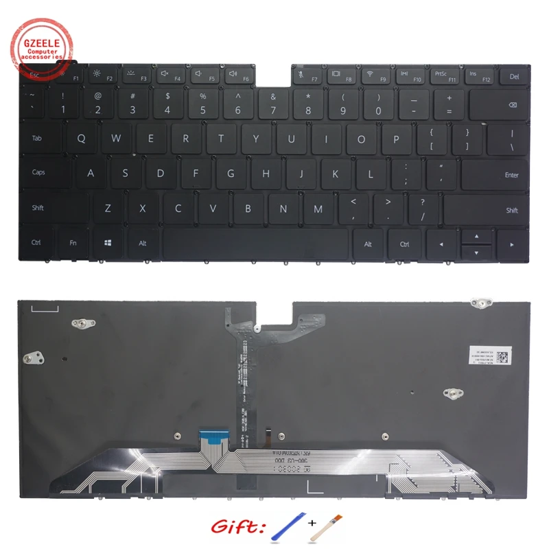 

US/RU новая клавиатура для ноутбука HUAWEI MateBook X Pro MACH-W19/W19C/W19B/BL/L/W29 MACHR-W29/W29B/W29BL/W19/W19C/W19 MACHC-WAH9LP