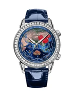 NEW GEYA Navigator Watch World Time Automatic Mechanical Men's Watch Waterproof Reloj Hombre 2
