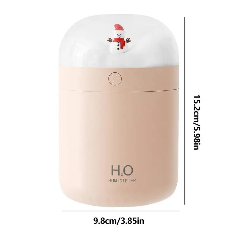 Desk Humidifiers For Office Snowman Silent Personal Humidifier Portable Air Humidifier Small Desktop Humidifiers For Bedroom