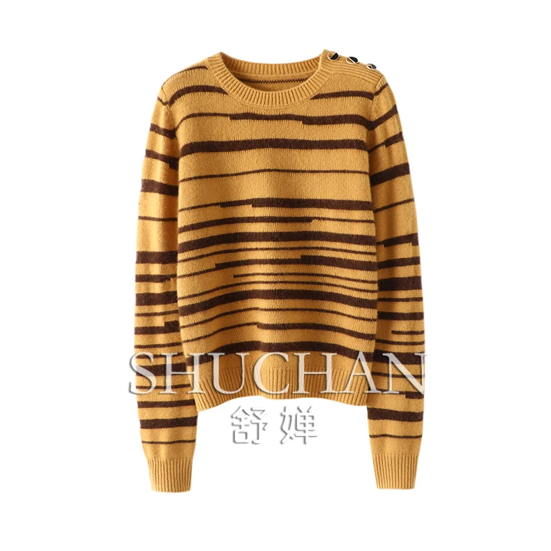 

100% Cashmere Sweater Women New Thick Warm Knit Clothing Winter Outfit Korean Casacos De Inverno Feminino Pullover