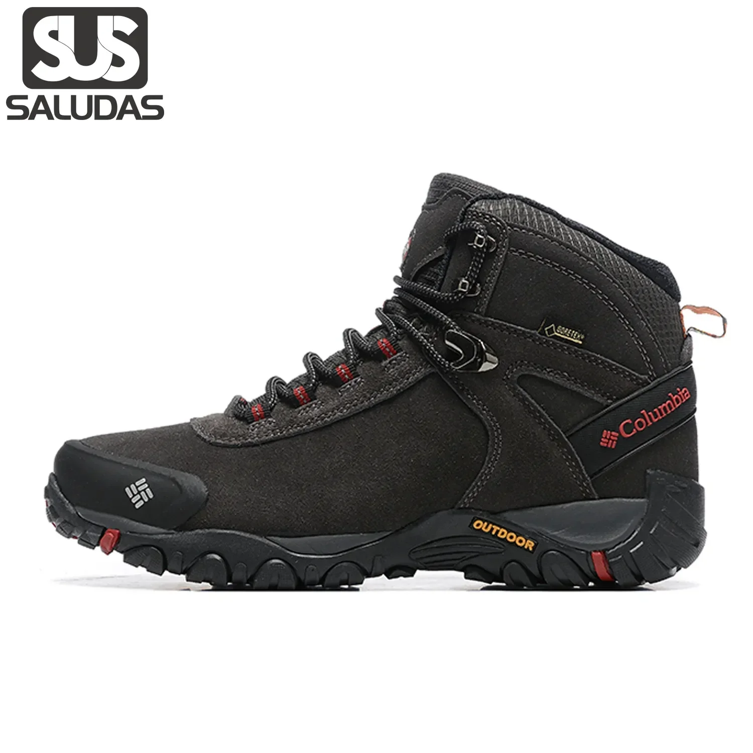 

SALUDAS Trekking Shoes Men Outdoor Jungle Hunting Boots Suede Anti-Slip High-Top Field Tactical Boots Hiking Sneakers for Men