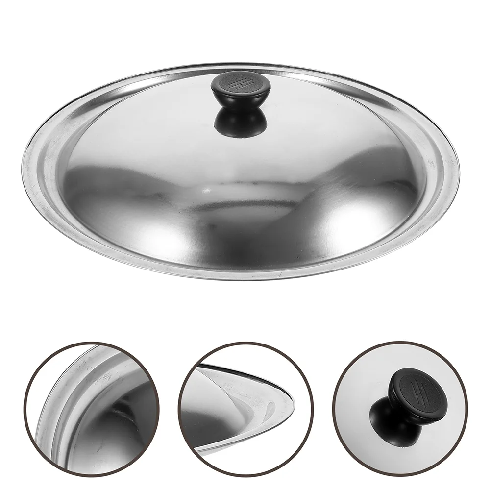 

Universal Lid Pots Pans Skillets 26Cm Cooking Pan Lid Stainless Steel Cookware Lid Replacement Pot Lid Cover Skillet Wok