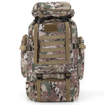 80L Tactical Waterproof Camouflage Backpack 10