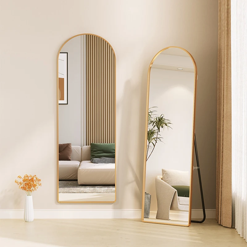 

Luxury Dressing Heart Mirror Aesthetic Antique Long Vintage Mirror Full Body Big Espejo Adhesivo Pared Aesthetic Room Decoration