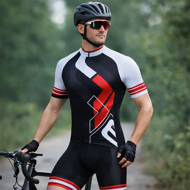 Enhanced Men's Professional Cycling Jersey and Bib Set - Summer Edition