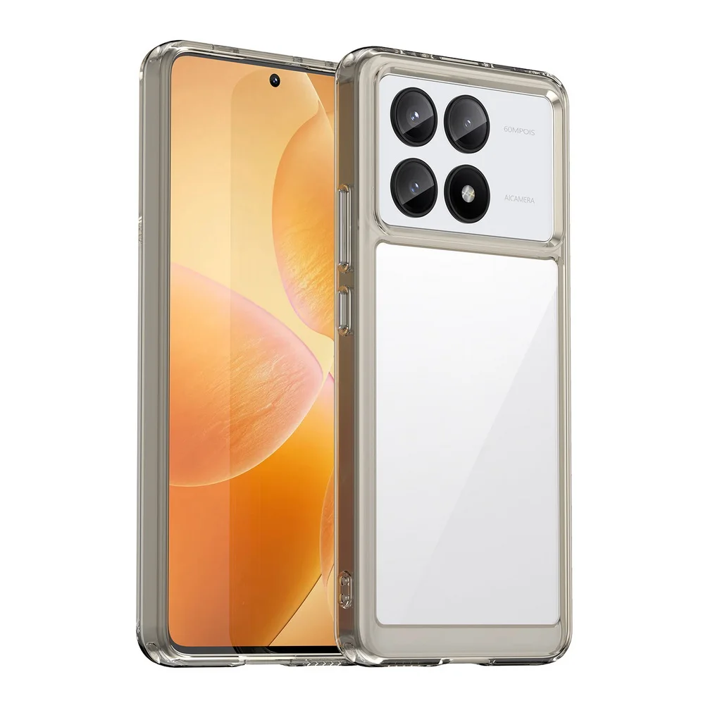Étui Transparent pour X6 M6 F5 X5 GT X4 M5 F4 POCO C65 C40 C55 M4 Pro F3, housse de téléphone souple et fine en TPU_voghion.com