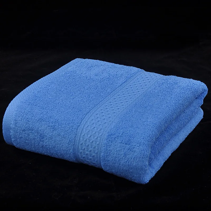 Pure Cotton Towel Solid Color Thickened Lint-free Absorbent Cotton Bath Towel 70X140CM bath towel