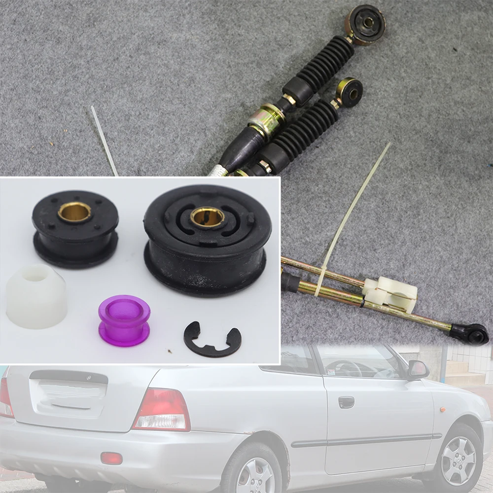 Manual Gearbox Shift Cable Linkage Control Bush Shifter Lever Connect Rod Bushing For Hyundai Accent LC 2000 2001 2003 2005 2006