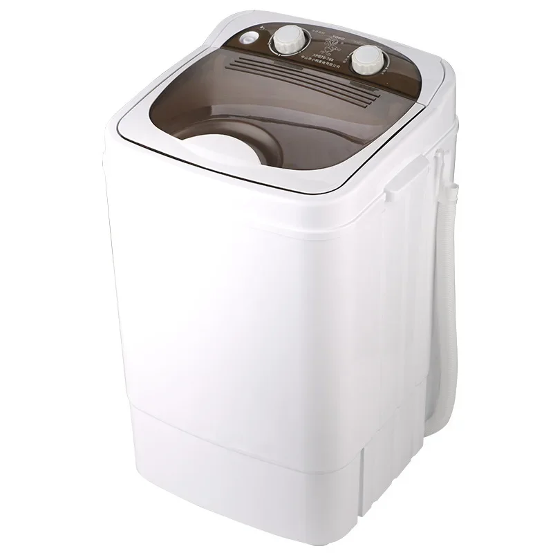 7.0kg Single-cylinder UV Purple Light Mini Clothes Washer with Dehydration Semi-automatic Washing Machine with Drain