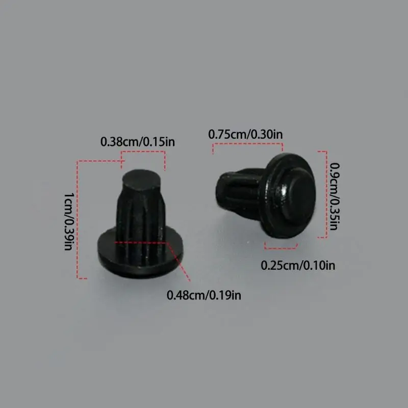 100Pcs Table Furniture Embedded Bumper Silicone Hole Plugs NonSlip Bumper Feet Pads Cabinet Door Grippers Enduring C7AC