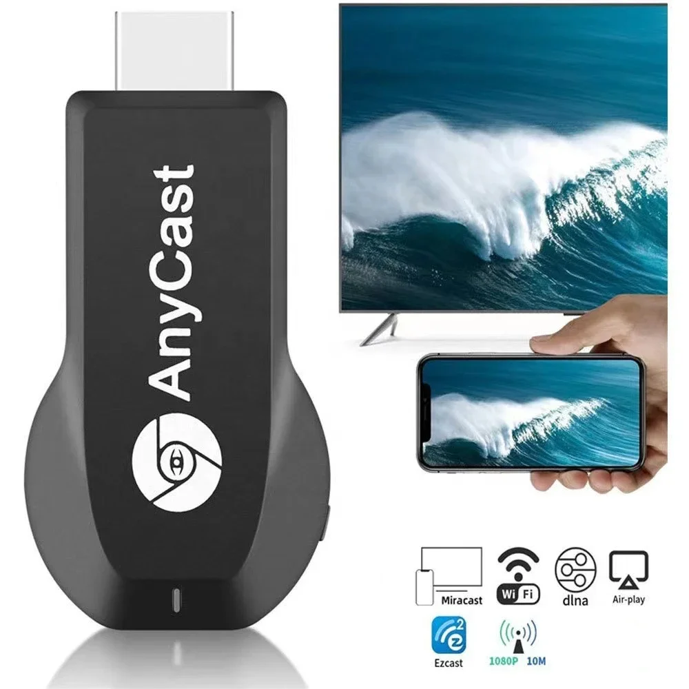 4K 1080P HDMI-compatible TV Stick M2 Plus Wireless WiFi Display TV Dongle Receiver for DLNA Airplay Miracast for AnyCast for IOS 4