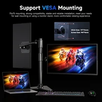 UPERFECT 22inch Touch/No Touch Computer Display 22" Monitor 2K 1440P 100% sRGB IPS Screen w/ Stand For Laptop PC Mac Phone Game - Image 4