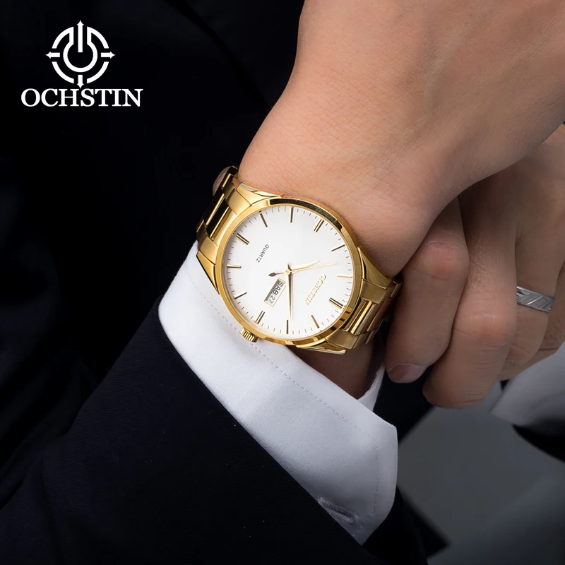 OCHSTIN Men's Gentle Series 2024 New Personalized Trend Imported Multi functional Quartz Movement Watch Men's Quartz Watch
