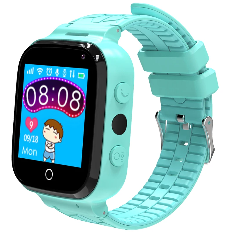 Reloj inteligente para niños, dispositivo con GPS, SOS, linterna, cámara,  monitor remoto, alarma, regalo para bebés - AliExpress