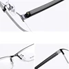Semi-Rimless Steampunk Shortsighted Prescription Glasses Women Men Anti Blue Rays Computer Myopia Spectacles 0 -0.5 -0.75 To -6 4
