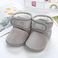 Cotton Newborn Baby Shoes Winter Plush Warm Boys Girls Boots Soft Sole Non-Slip Infant First Walkers Toddler Casual Booties 3