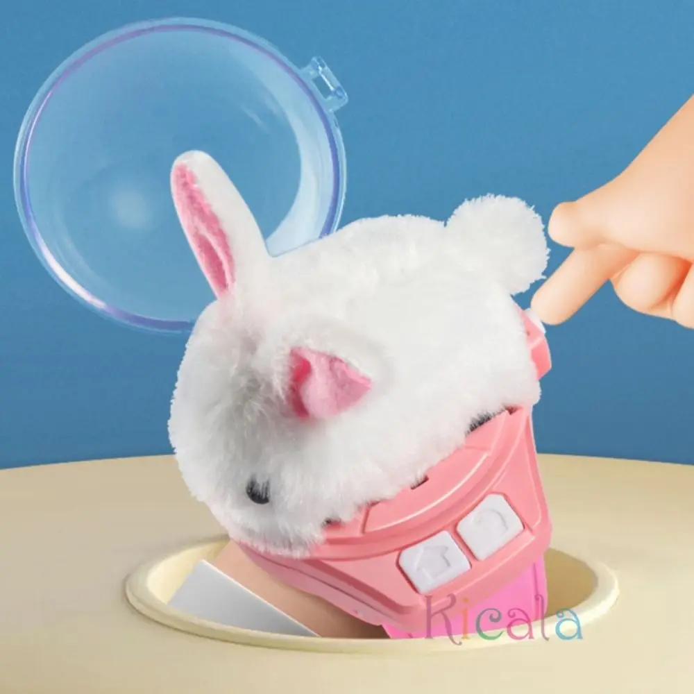 3D Cartoon Children RC Car Mini Watch Toys Cute Pet Car USB Charging Kapibala Watch Electric Toy Remote Control Toy