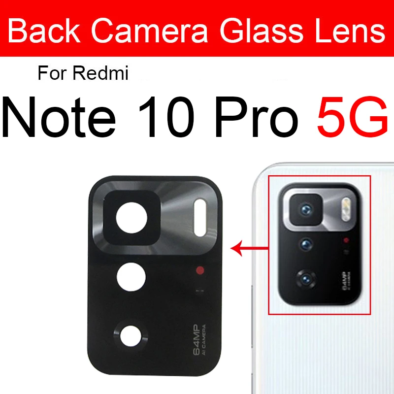 Premium Back Main Camera Glass Lens with Adhesive Sticker