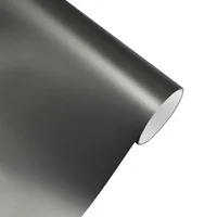Car Sticker Matt Mountain Ash Grey Wrapping Vinyl Film PET Bubble Free Wrapping Car Accessories Auto Self Adhesive Decals 2