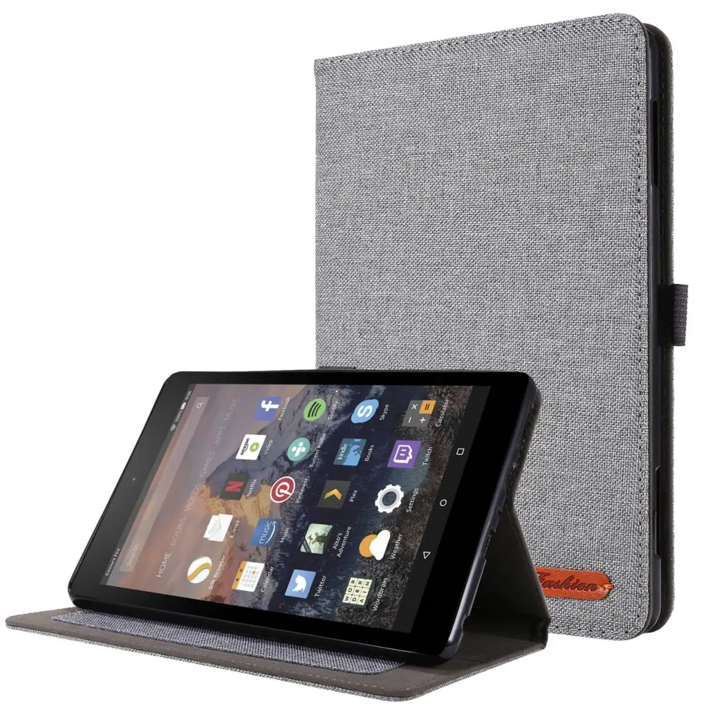 Premium Flip Stand Case with Card Pocket - Full Body Shockproof Silicone Cover