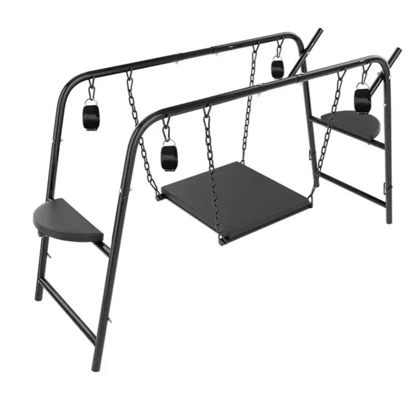 BDSM Furniture Sex Sofa Chair Load 300kg Sexual Intercourse Position Binding Handcuffs Chair Female Masturbation Swing