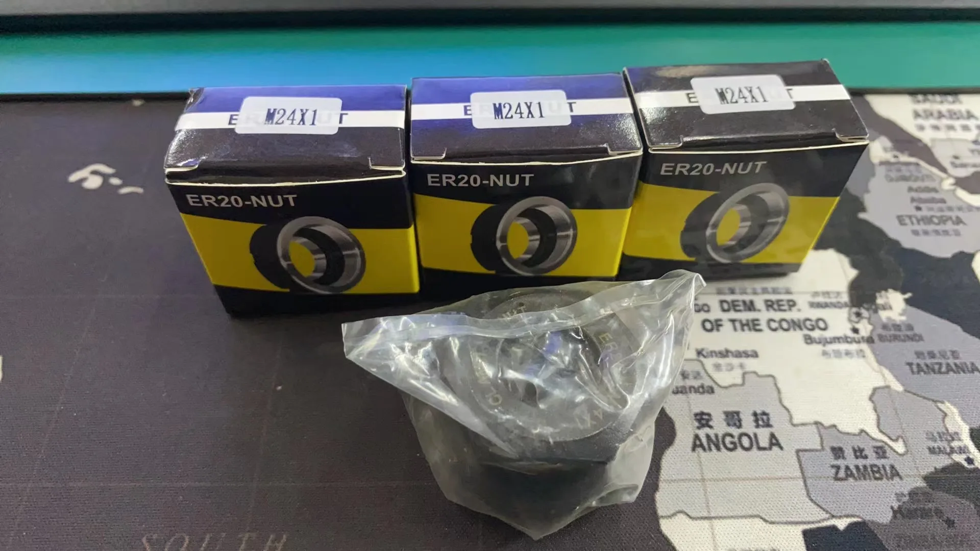 Dadi Bloccaggio Nylon 7/16-20 Grado 8 Zincati Gialli Lotto Di 10 - Foto 8