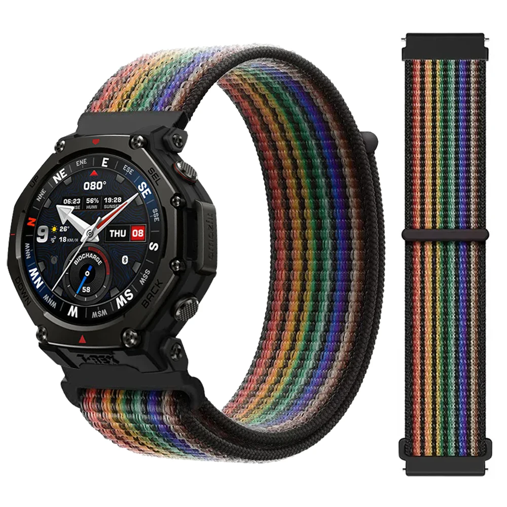 Nylon Loop Strap Wristband for Smartwatches (20mm & 22mm)