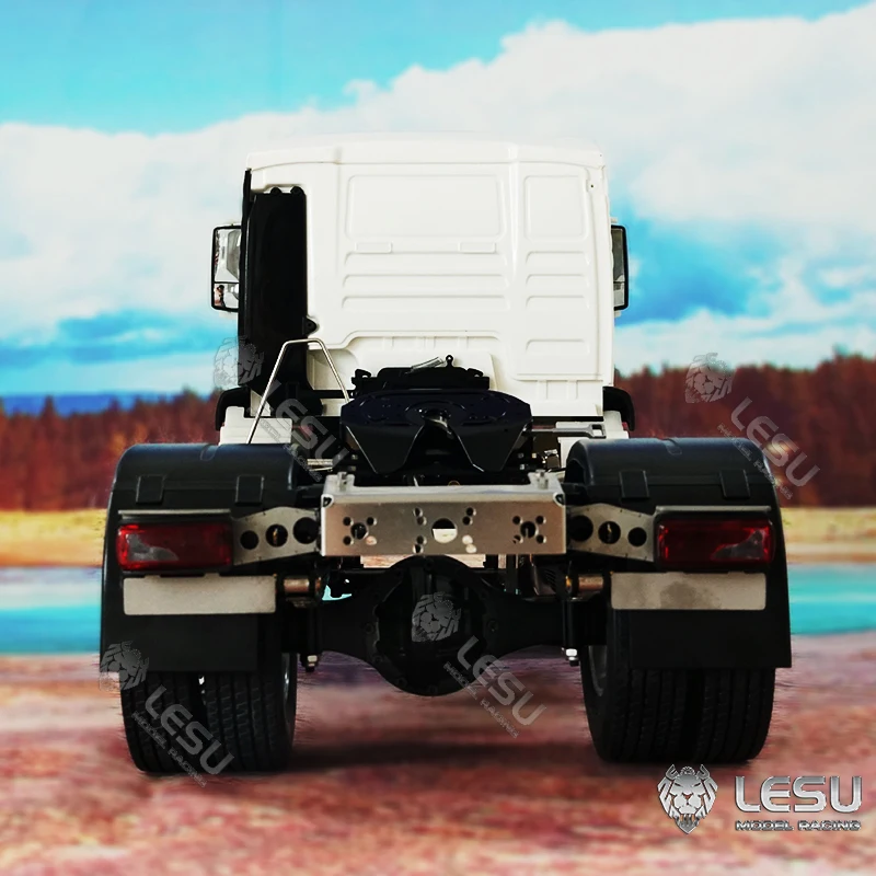 4*2 LESU RC 1/14 Tractor Truck Model TGS Metal Chassis DIY Unpainted Cabin with Motor RC Car Toy ToucanHobby TH17015 3