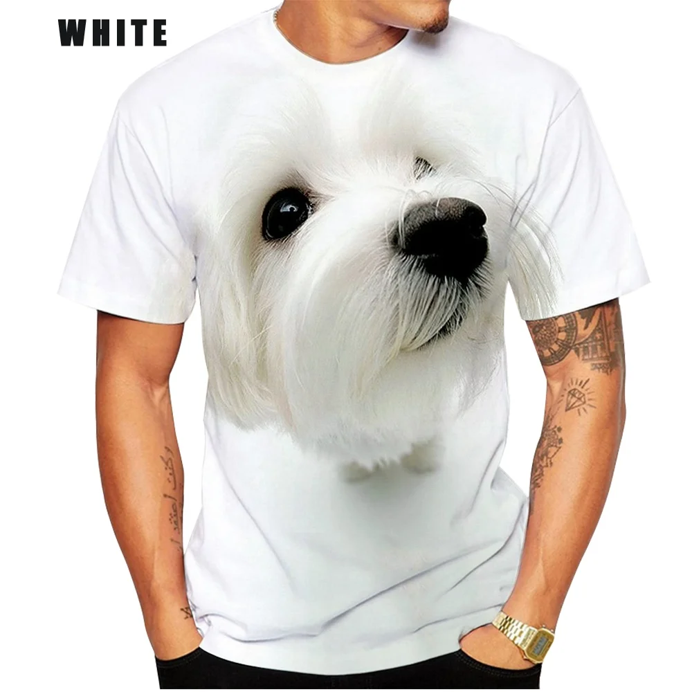 green t shirt 2022 Cute Pet Dog New Fashion Men Ladies 3D Printing T Shirt Top Casual Short Sleeve Printed Crew Neck T Shirt best t shirts for men T-Shirts