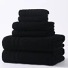 6/8PCS Bath Towel Set Adult Bathroom Cotton Super Absorbent 2 Wash Towel 2 Hand Towel 2 Bath Towel Hotel Spa Beauty Salon Grey 3