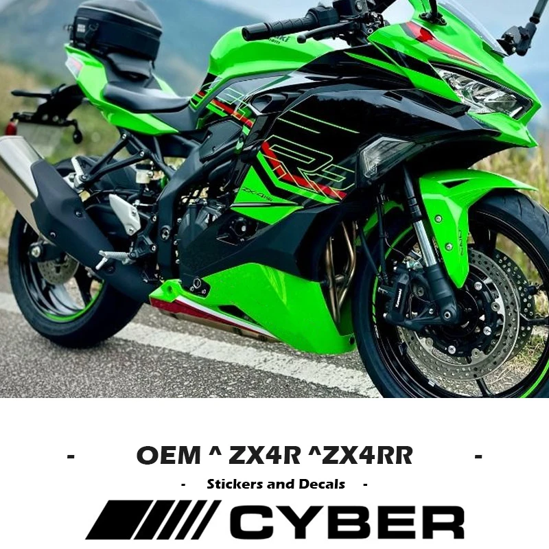 

Fairing Shell Full Car Sticker Decal OEM Replica Motorcycle Stickers For Kawasaki ZX-4R ZX-4RR 4R 4RR 2021 2022 2023 2024