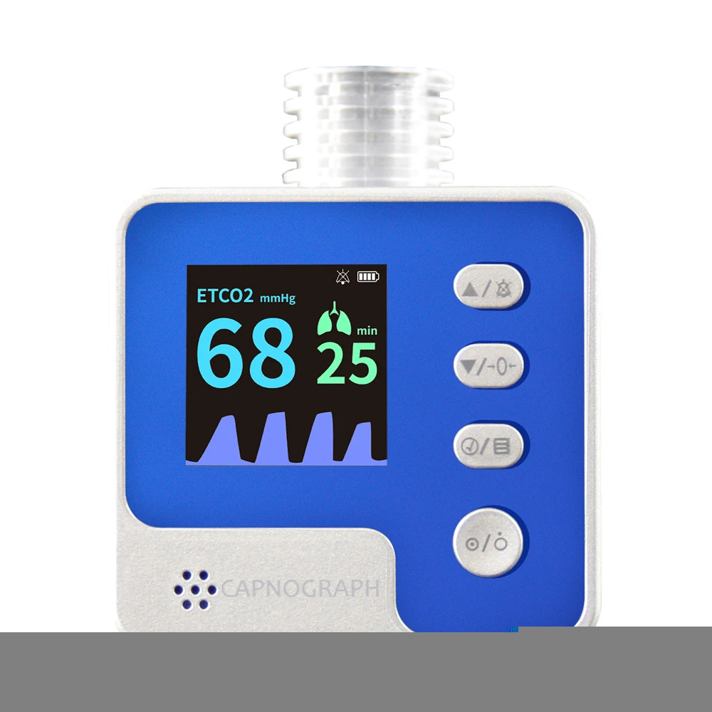 New Veterinary Capnograph Veterinary Monitor ETCO2 Sensor Monitor Connect Patien