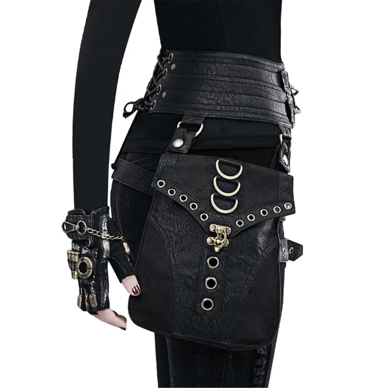 Convenient Waist Pack Gothic Fanny PouchesBelt Bag for Easy Access to Belongings