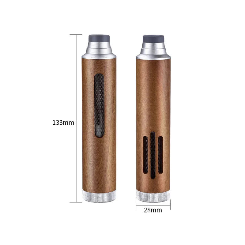 Portable Pocket Ashtrays Outdoor Fireproof Cigarette Cover Mini Walnut Smoking Accessories Ash Tray for Car Travel silicone ashtray air purifier ashtray wood ashtray cigarettes ashtray portable ashtray stainless steel ashtray metal ashtray ceramic ashtray