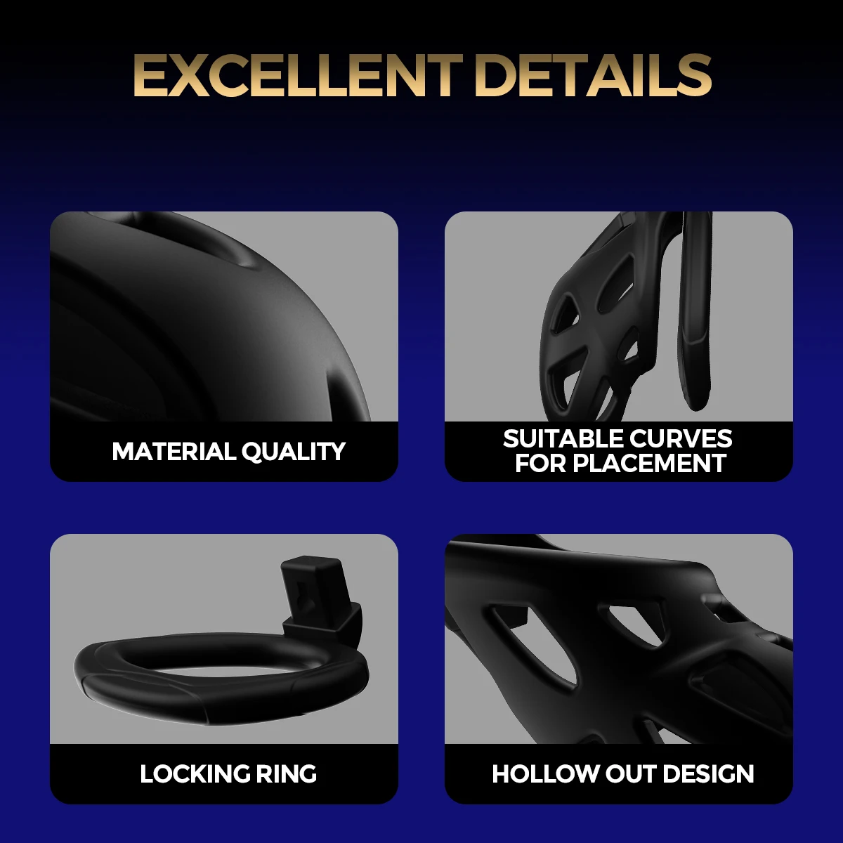 Penis Chastity Cage New Ghost Male Chastity Cage 3 Size penis chastity cage chastity lock sex toy