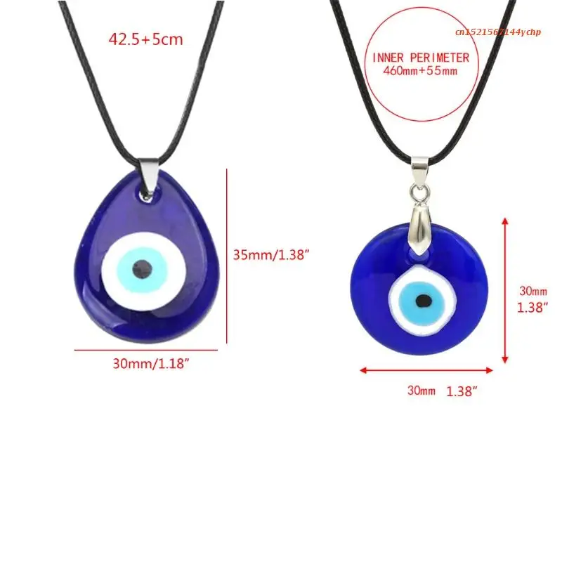 1PC Blue Eye Necklace Evil Eye Pendant Necklace Turkish Evil Eye for Protection Drop Shipping 6
