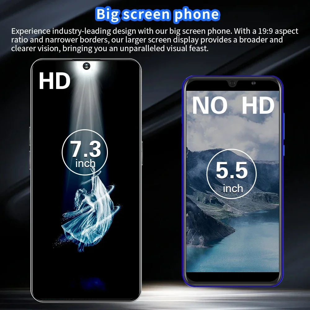 C20 Pro Mobile Phones 7.3 HD Screen SmartPhone Original 5G Dual Sim Celulares Android Unlocked 108MP 8000mAh Cell Phone