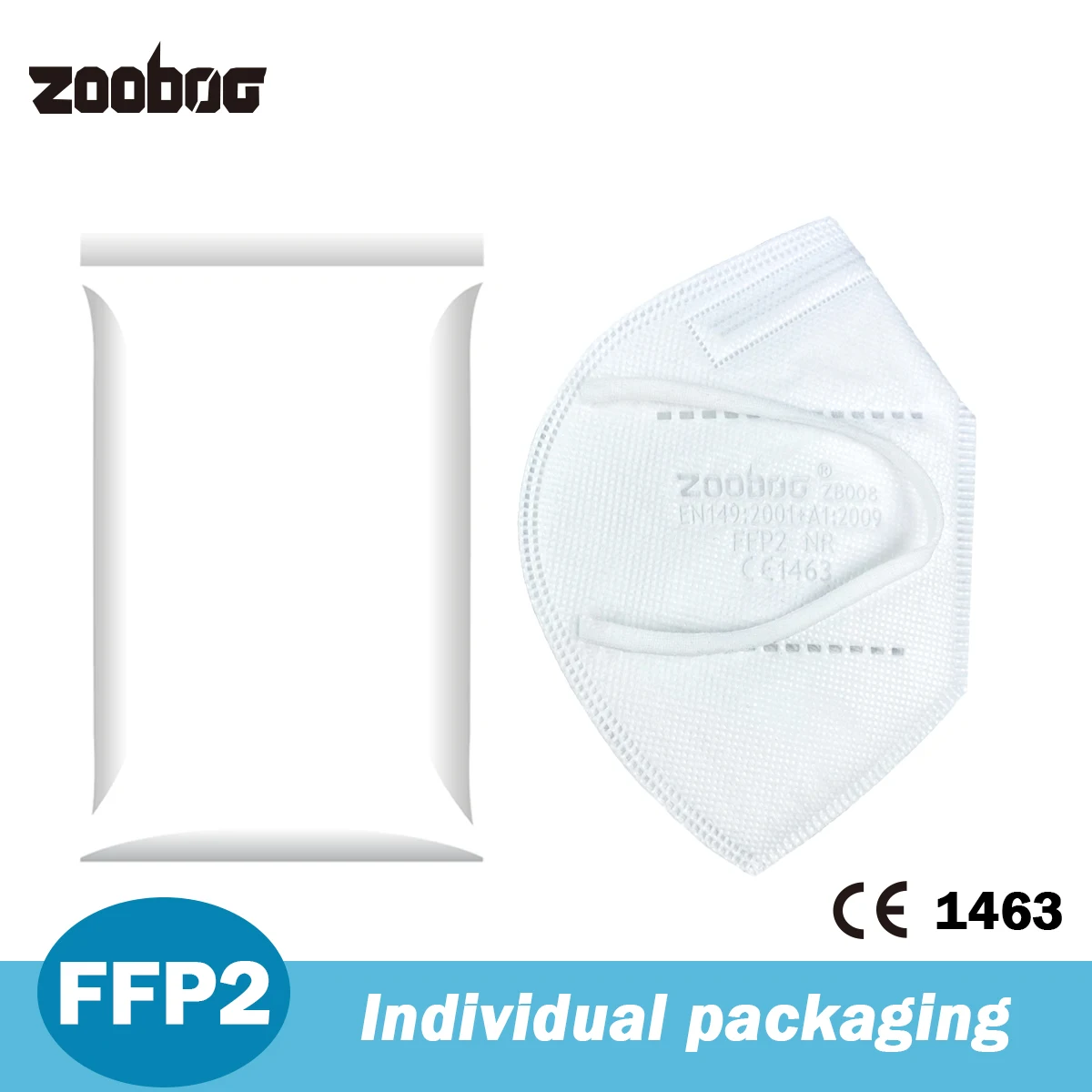ZOOBOO KN95 Mask CE FFP2 Facial Masks 5 Layers Filter Protective Mouth Face Mask ffp3 Respirator dust mask ​filter face mask