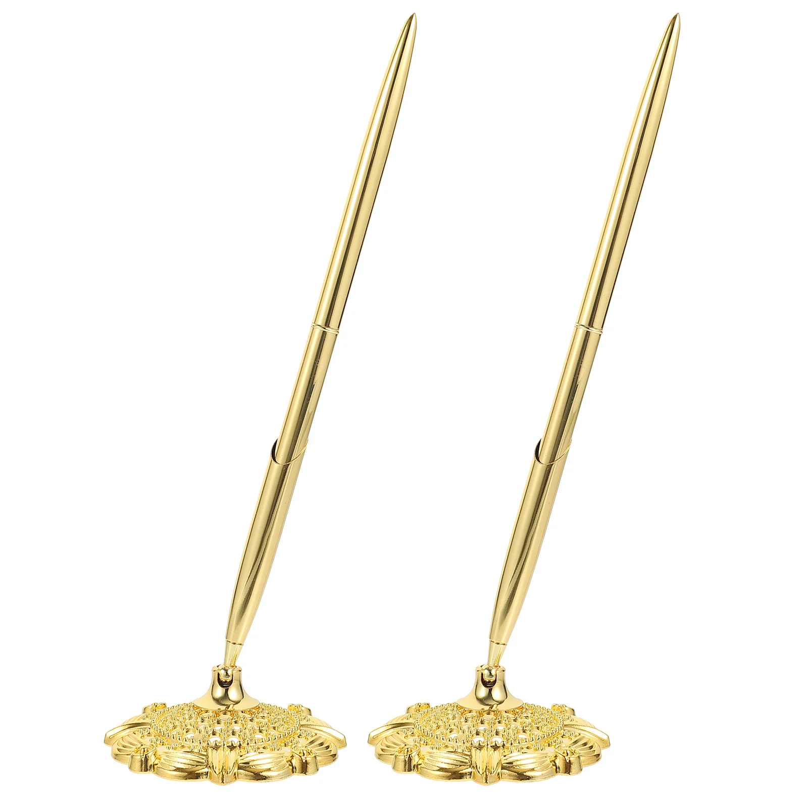 

Металлические настольные шариковые ручки, черная ручка для письма в деловом стиле, для отеля, для передней стойки регистрации, черные шариковые ручки для офиса