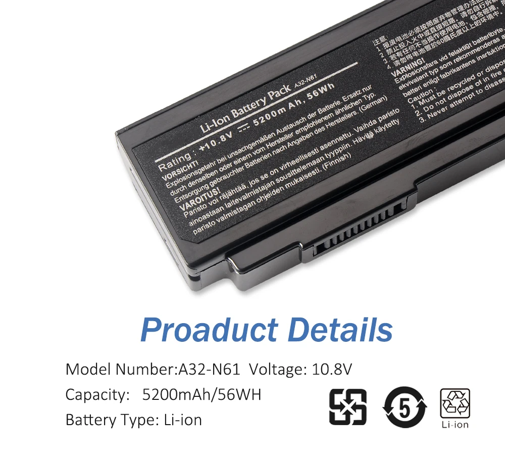 asus g50 g50e n61 n61j n61d n61v