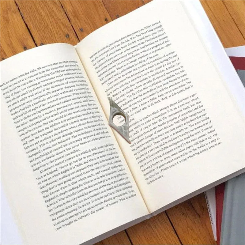 EZONE Book Opener Holder Book Page Holder Reading Resin Thumb Thumb Page Ring Accessories bookmark page holder,bookmarks stationery supplies,bookmark holder
