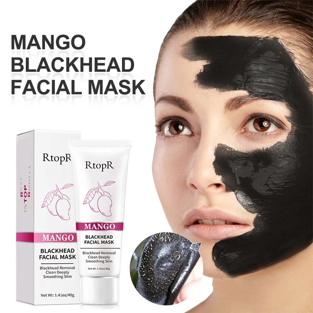 40g Blackhead Remover Nose Mask Facial Cleansing Shrink Firming Pore AcneSkin Care Treatment Strip Whitening Cream