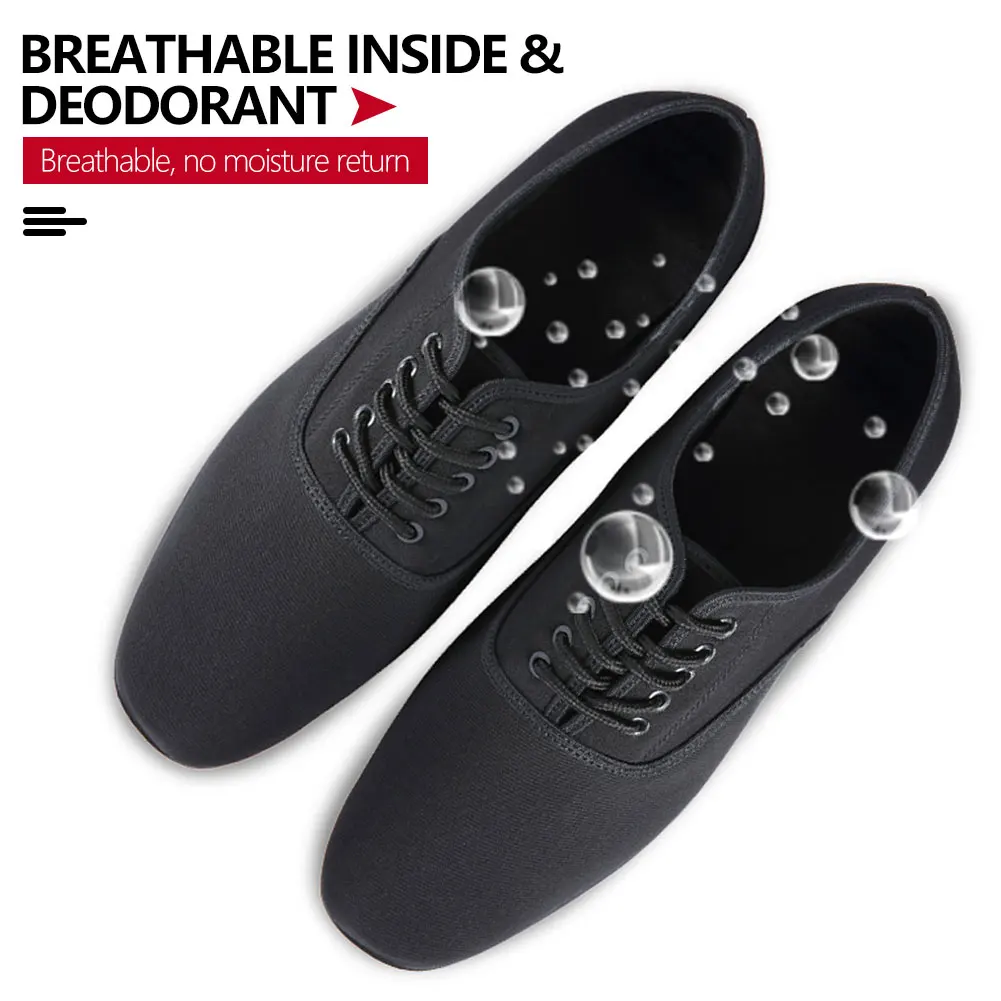 Professional Men's Latin Ballroom Dance Shoes Canvas Latin Salsa Shoes Heel Tango Ballroom Dance Shoes for Men zapatos de mujer