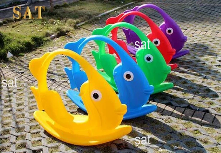 Kindergarten Children'S Rocking Fish Seesaw Rock Fish Seesaw
