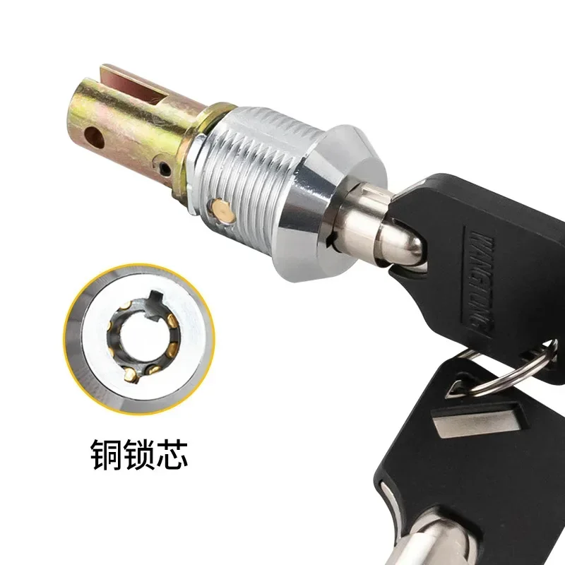 Tubular Cabinet Push Lock M19 M24 for Tool Box Showcase Locker Drawer ATM Game Vending Machine Rarelock JA47 G
