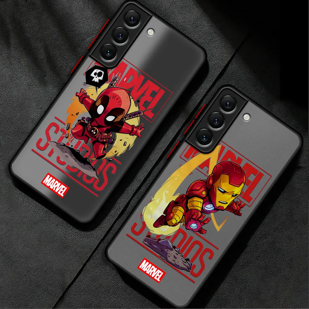 Marvel Spiderman Venom Clear Back Phone Case Per Samsung Galaxy S21 Plus S10 Lite S22 5G S20 Fe S9 S23 24 Ultra S10 Soft Cover
