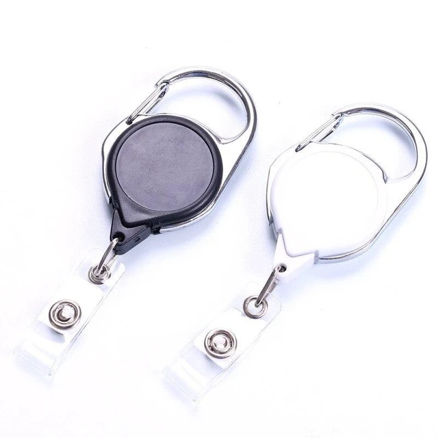 Retractable Badge Reel ID Lanyard Name Card Badge Holder Belt Clip Nurse  Student for School Office Company Supplies - AliExpress